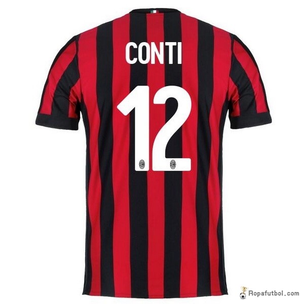 Camiseta AC Milan Replica Primera Ropa Conti 2017/18